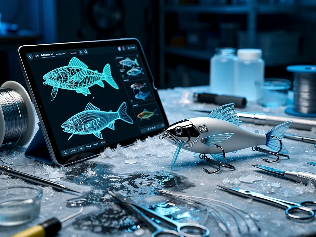Arctic fishing technology detailing